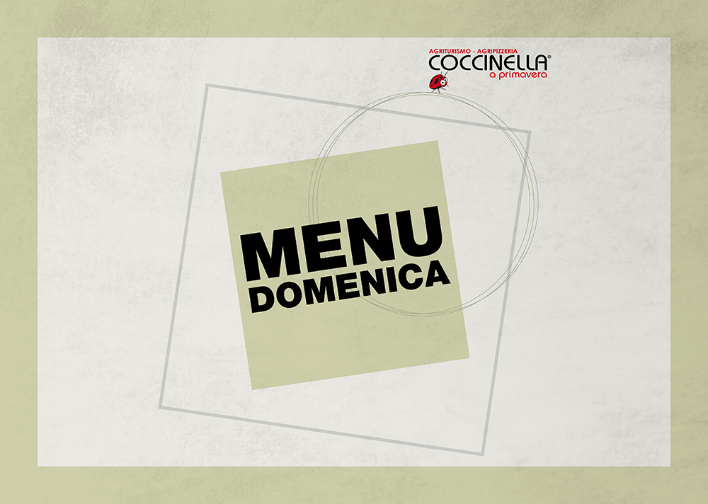 agriturismo coccinella - menu domenica
